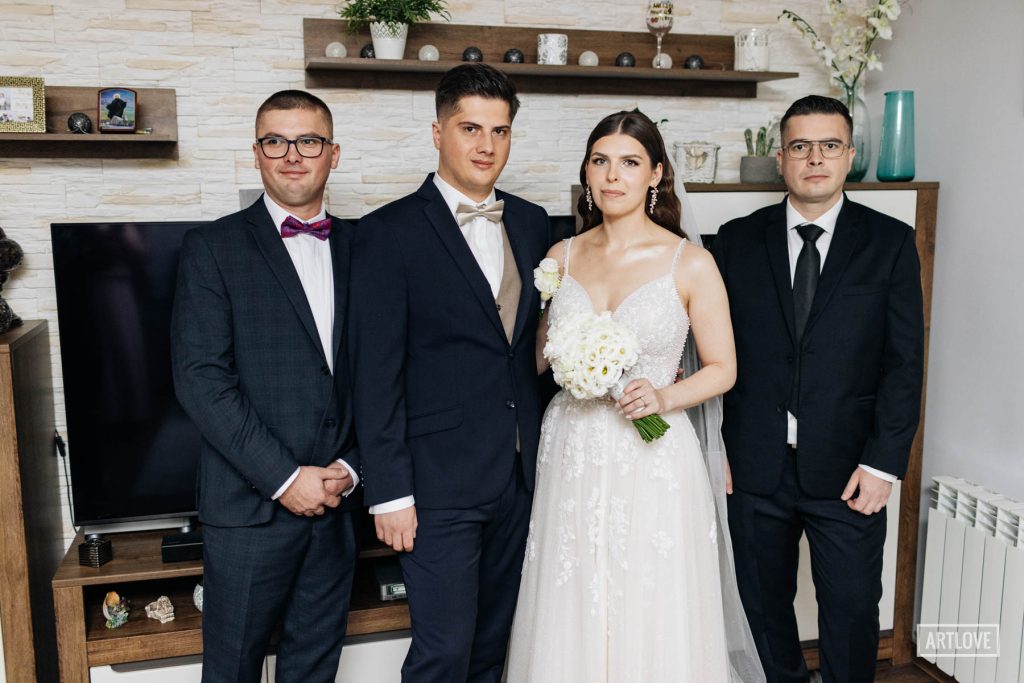 Reportaż ślubny w Willa Emilianów oraz plener w Ogrodzie Botanicznym Powsin